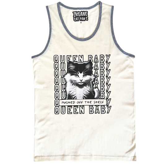 Queen Baby: 'Pushed Off A Shelf' Unisex Tank Top